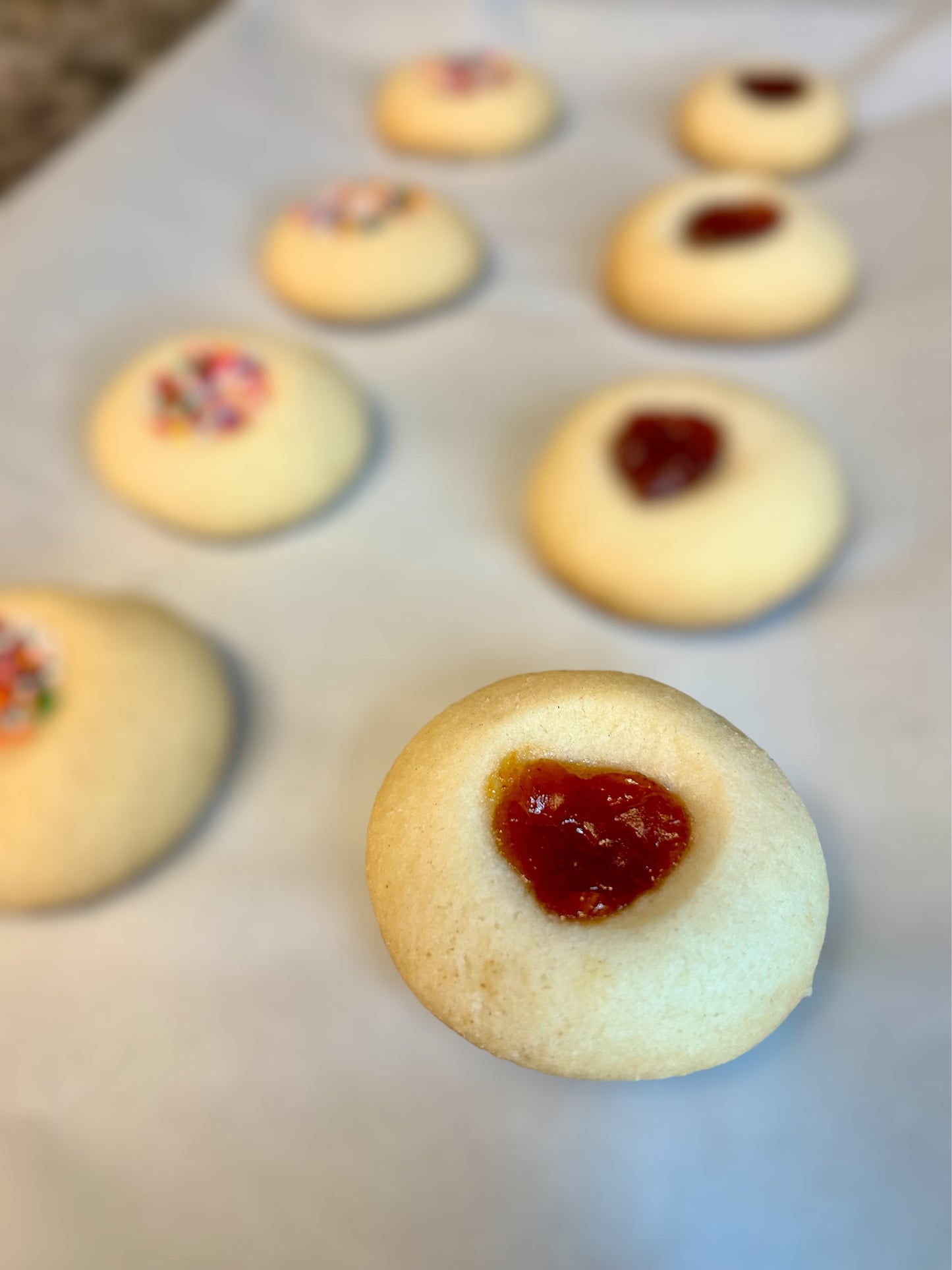 Polvorones with guava